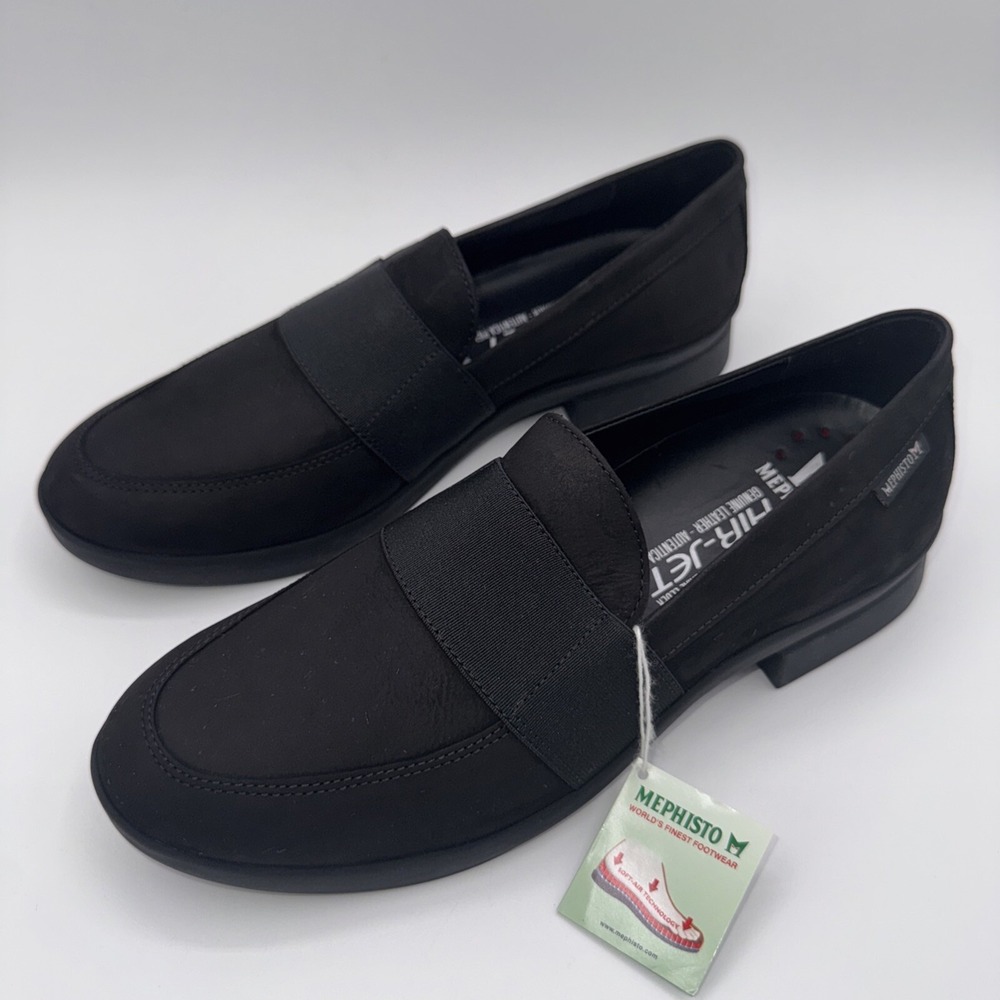 Mephisto Soriane Loafers Women's‎ Size 7.5 Black Leather
